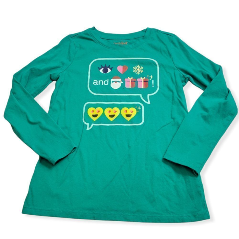 Cat and Jack Christmas shirt S6/6X